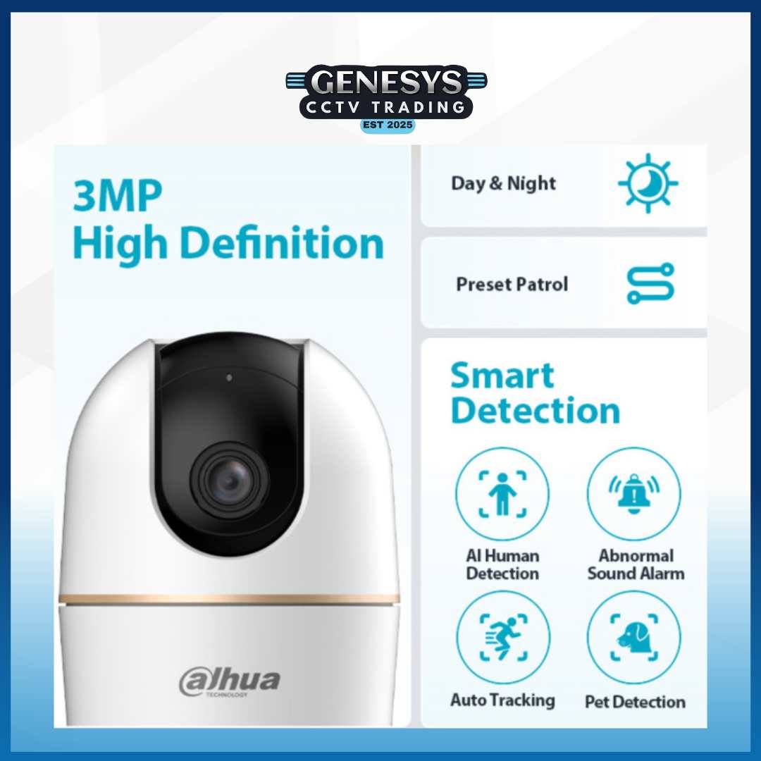 3MP Indoor Fixed-focal Wi-Fi Pan & Tilt Network Camera