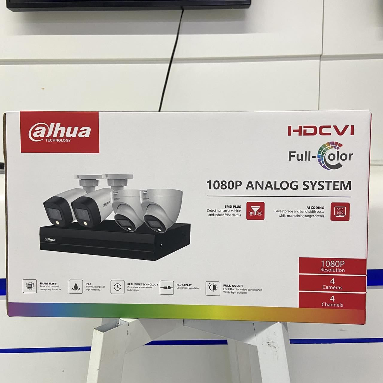 Dahua CCTV KIT Full-color With audio 4/8 CH CCTV Camera Kit 1080p HD DVR Complete CCTV Package