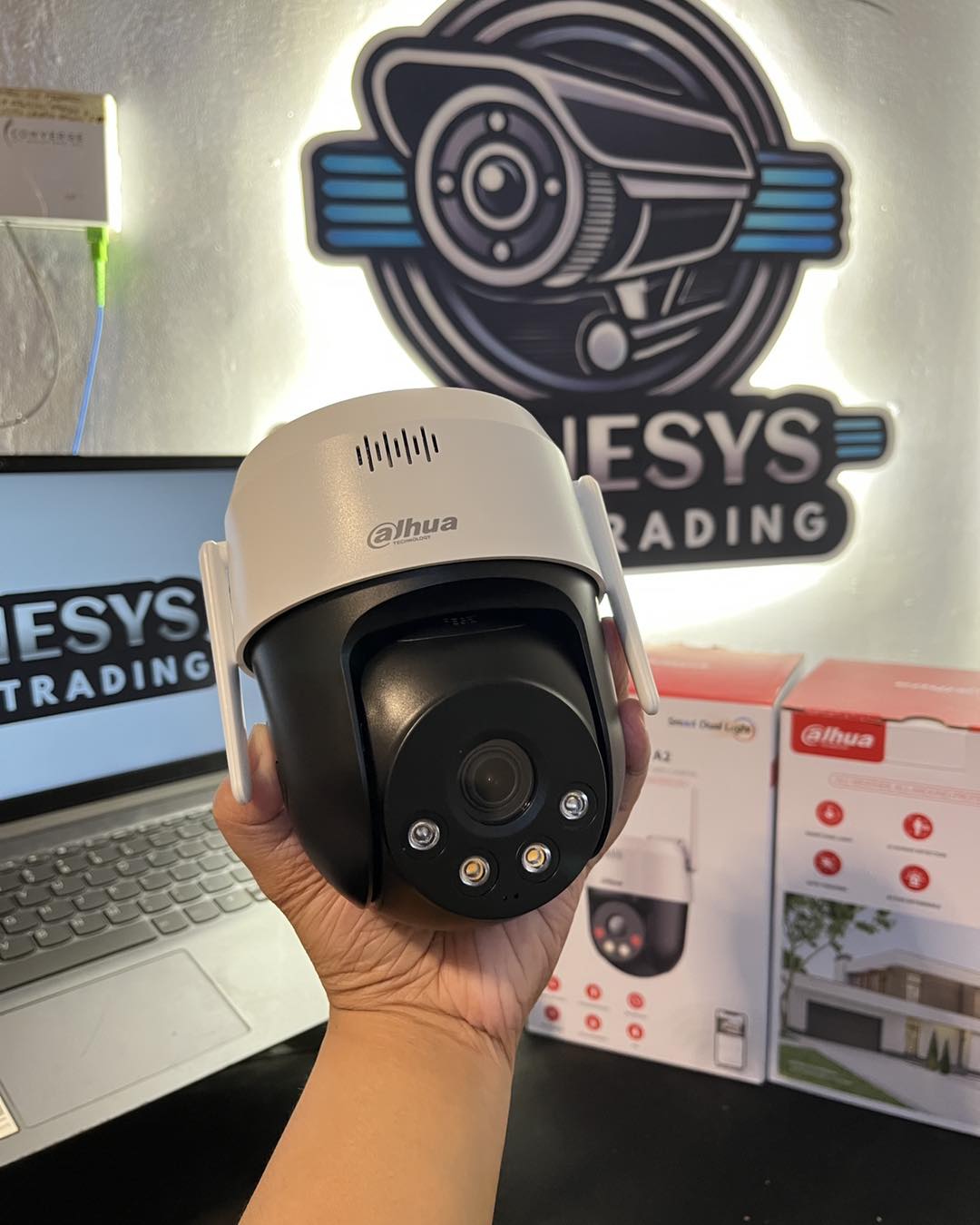 Dahua DH-P3AE-PV / DH-P5AE-PV WiFi Outdoor CCTV Camera (5MP Smart Dual Light, Human Detection, 2-Way Audio, IP66)