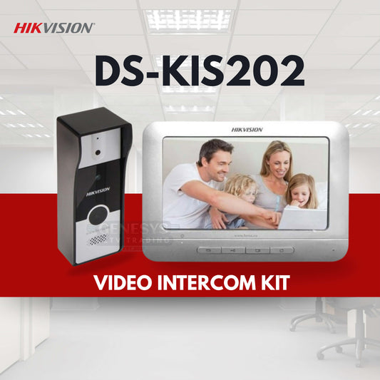 Hikvision DS-KIS202 Video Door Phone Kit (7-Inch Indoor Monitor + Outdoor Door Station)