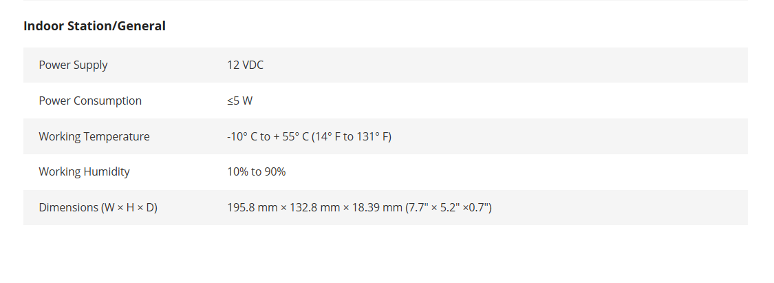 Hikvision DS-KIS202T Video Intercom Kit (7-Inch Indoor Monitor + 1080p Door Station)